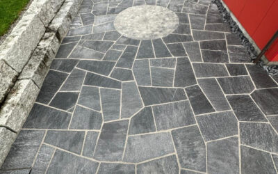 Mosaikplattenbelag