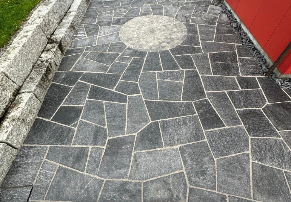 Mosaikplattenbelag